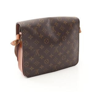 Louis Vuitton Cartesiere canvas Monogram Brown bag shoulder leather